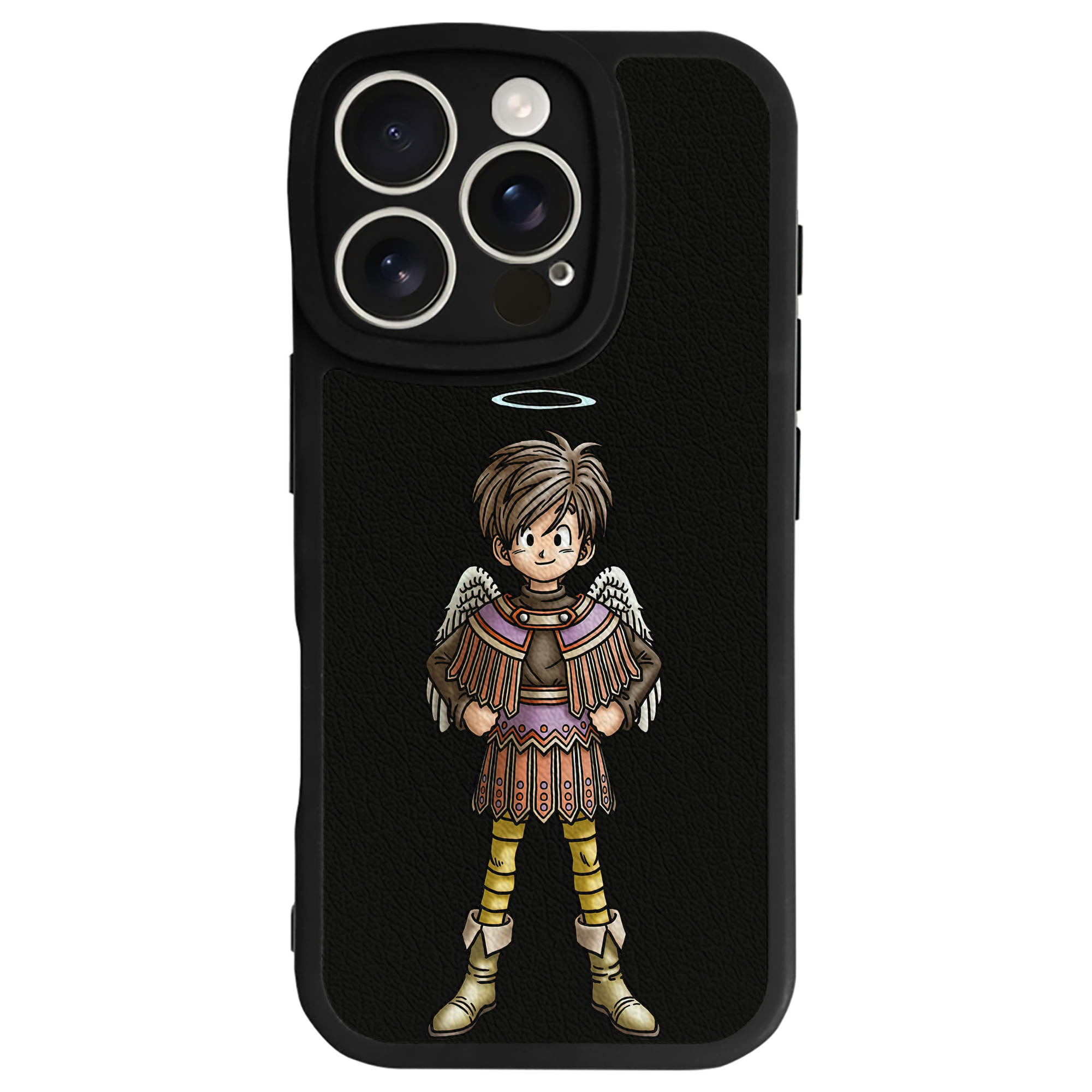（画像用） ドラゴンクエスト Doragon Kuesuto Dragon Quest 【iPhone 16シリーズ対応】シリコンスマホケース（レザー調） 材質：シリコン